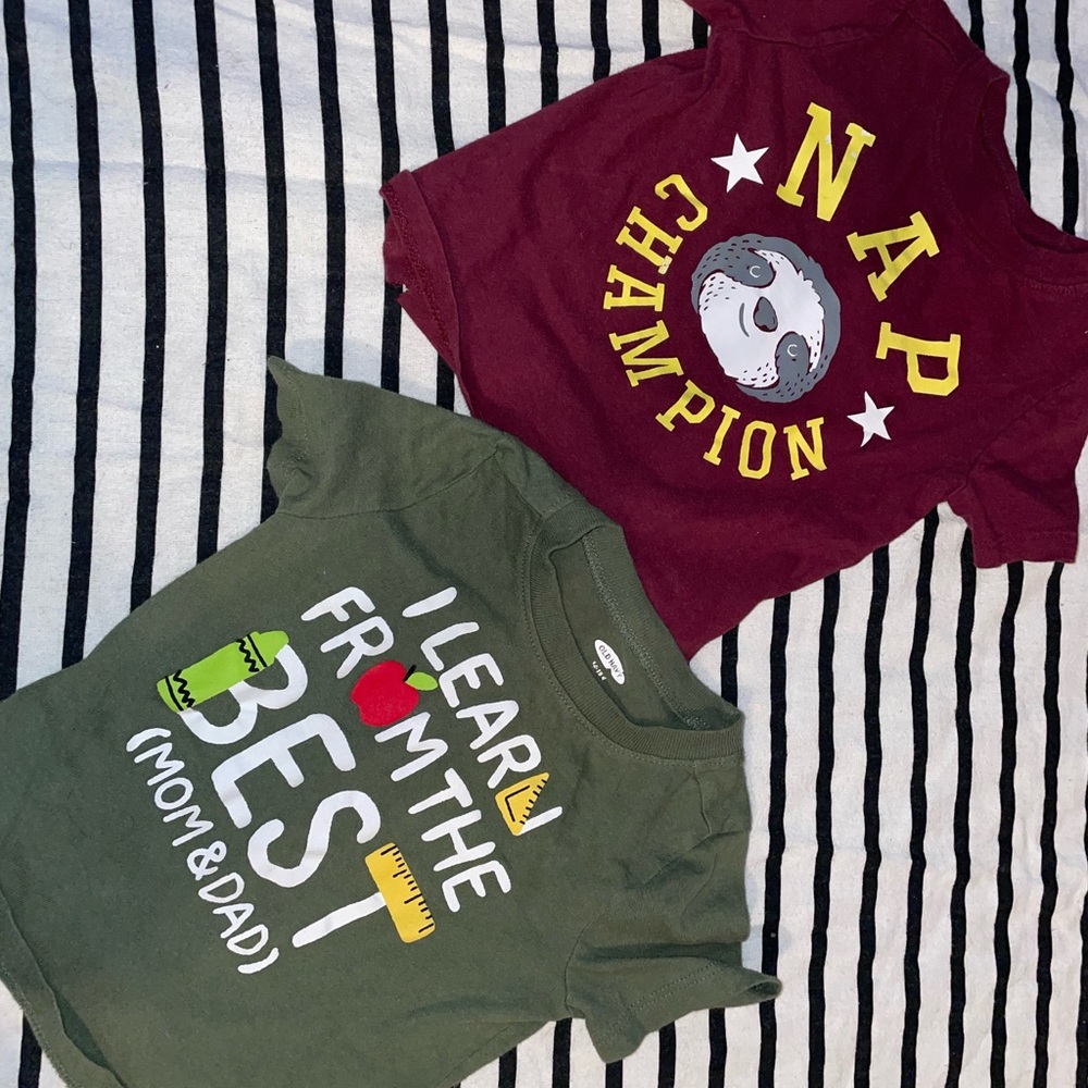 12-18 month old navy t shirts
